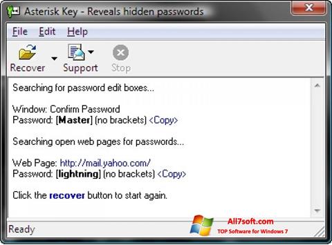 截圖 Asterisk Key Windows 7