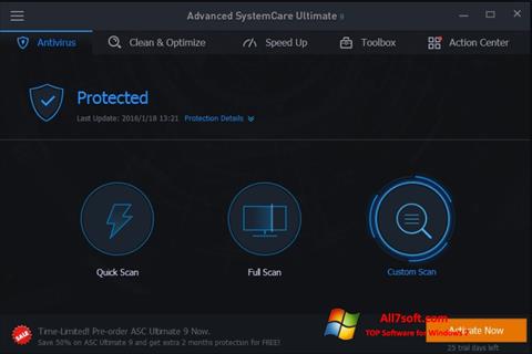 截圖 Advanced SystemCare Windows 7