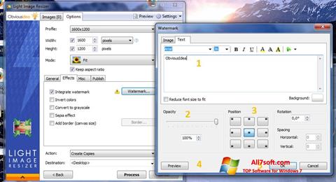 截圖 Light Image Resizer Windows 7