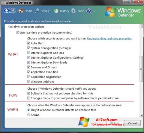 截圖 Windows Defender Windows 7