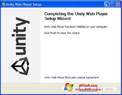 截圖 Unity Web Player Windows 7
