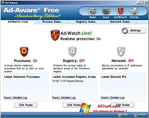 截圖 Ad-Aware Free Windows 7