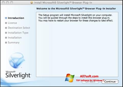 截圖 Microsoft Silverlight Windows 7
