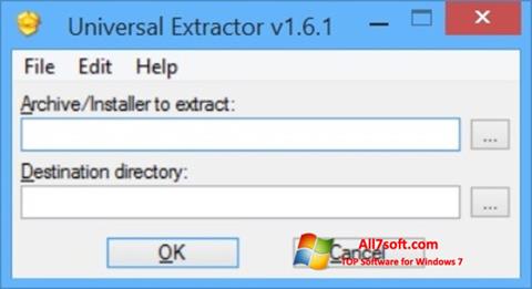 截圖 Universal Extractor Windows 7