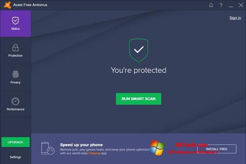 截圖 Avast Free Antivirus Windows 7