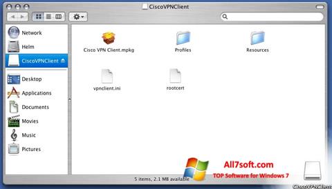 截圖 Cisco VPN Client Windows 7