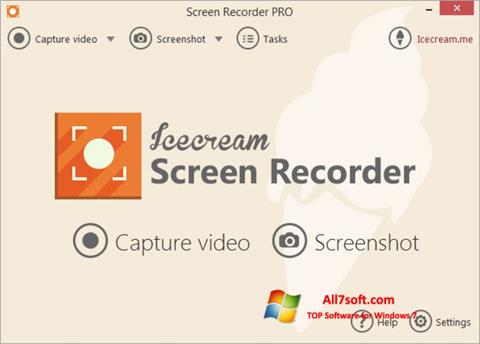 截圖 Icecream Screen Recorder Windows 7