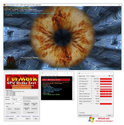 截圖 FurMark Windows 7