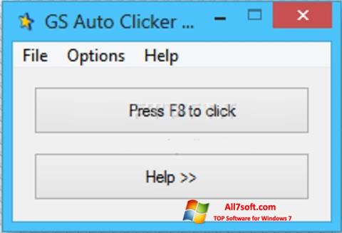 截圖 GS Auto Clicker Windows 7