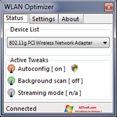 截圖 WLAN Optimizer Windows 7