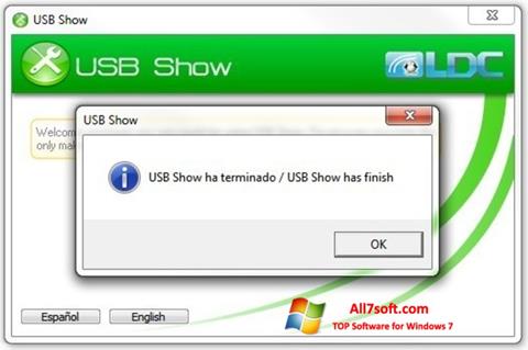 截圖 USB Show Windows 7