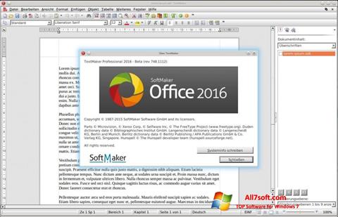 截圖 SoftMaker Office Windows 7