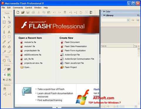 截圖 Macromedia Flash Player Windows 7
