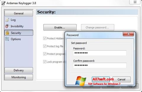 截圖 Ardamax Keylogger Windows 7