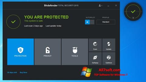 截圖 Bitdefender Windows 7
