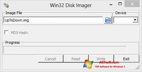 截圖 Win32 Disk Imager Windows 7