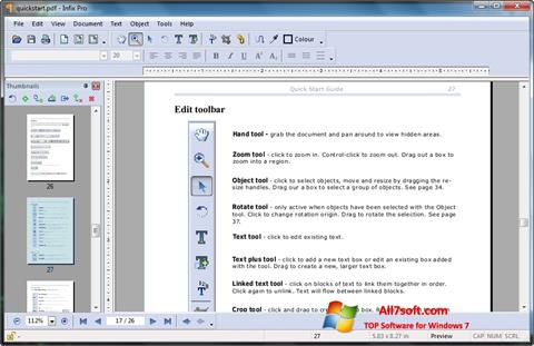 截圖 Infix PDF Editor Windows 7