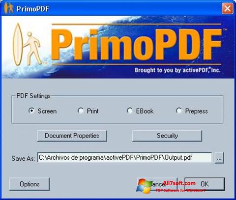 截圖 PrimoPDF Windows 7