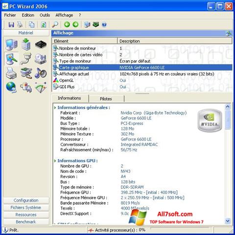 截圖 PC Wizard Windows 7