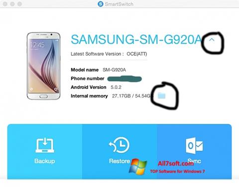 截圖 Samsung Smart Switch Windows 7