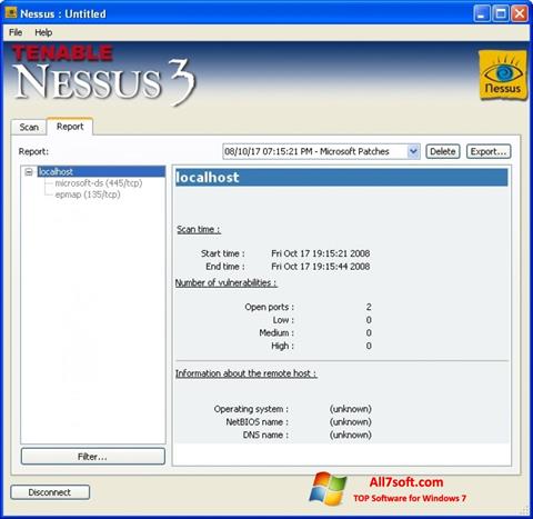 截圖 Nessus Windows 7