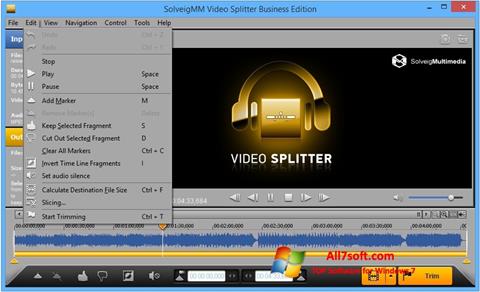 截圖 SolveigMM Video Splitter Windows 7
