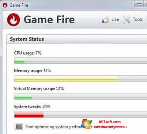 截圖 Game Fire Windows 7