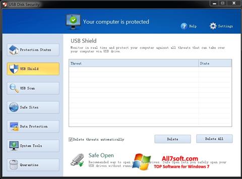 截圖 USB Disk Security Windows 7